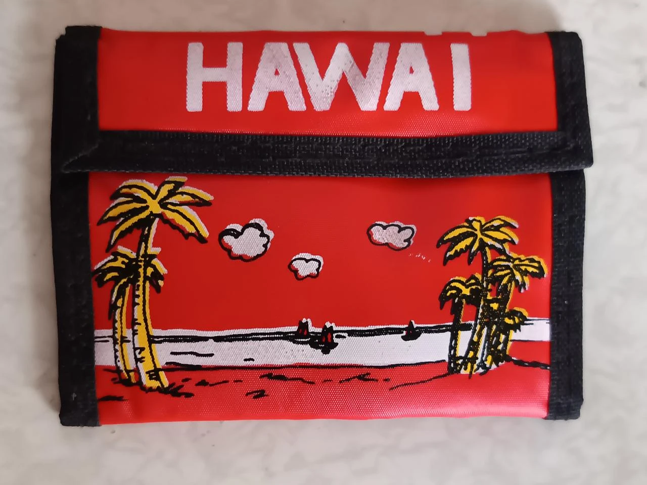 Lot of 8 Wallets Size S / Vintage Hawaii with scratch closure with 4 comp – photo 8